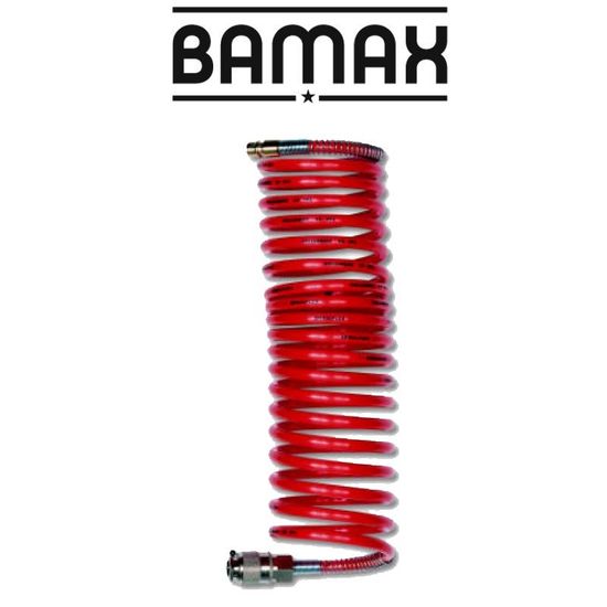 BAMAX Spiral Hose 5m X 6mm X 8mm W/quick Coupler Bx15ru5-6